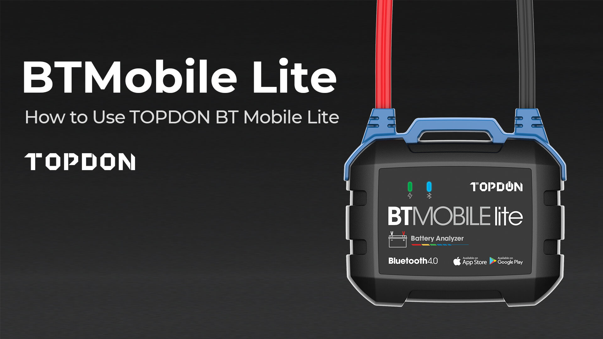 How to Use TOPDON BT Mobile Lite?